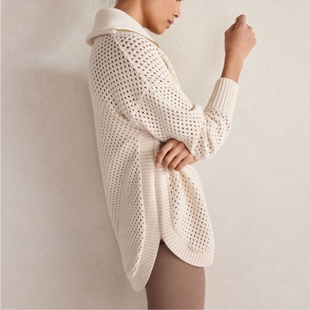 Varley Finn LongLine Knit Jacket - Picture 2 of 3